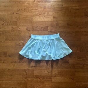 Nike Tennis Skirt Lined Shorts Ribbed Mint Aqua Blue Green Light Girls XL White